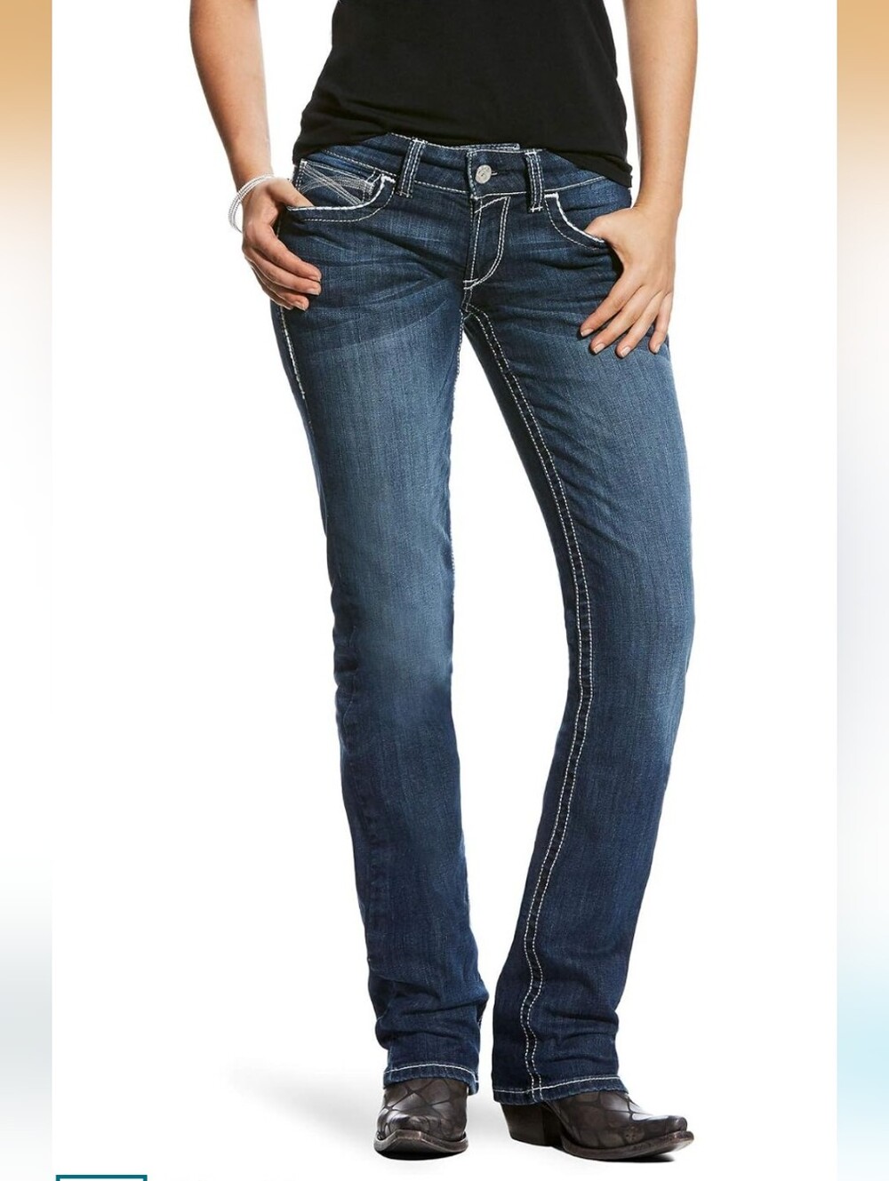 Ariatid-Rise Straight Jeans *33 Reg *NWT